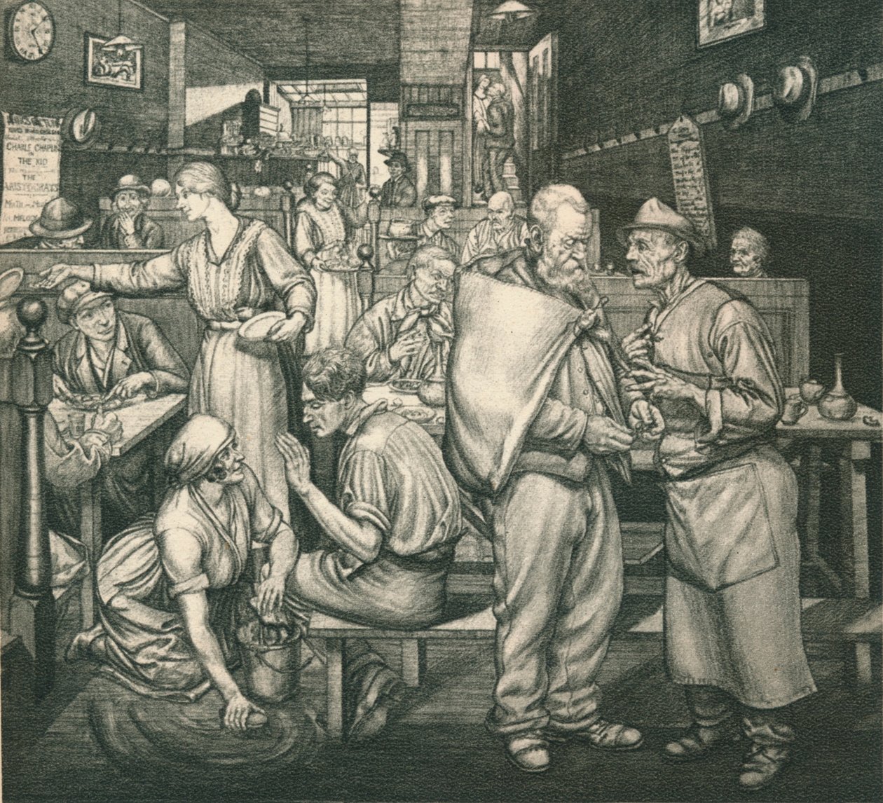 切尔西食堂，1914-1924年，1924年 作者 尼克松