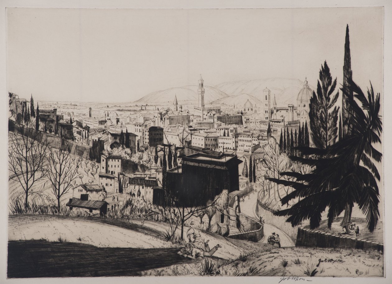 佛罗伦萨，1924年（干点） 作者 尼克松