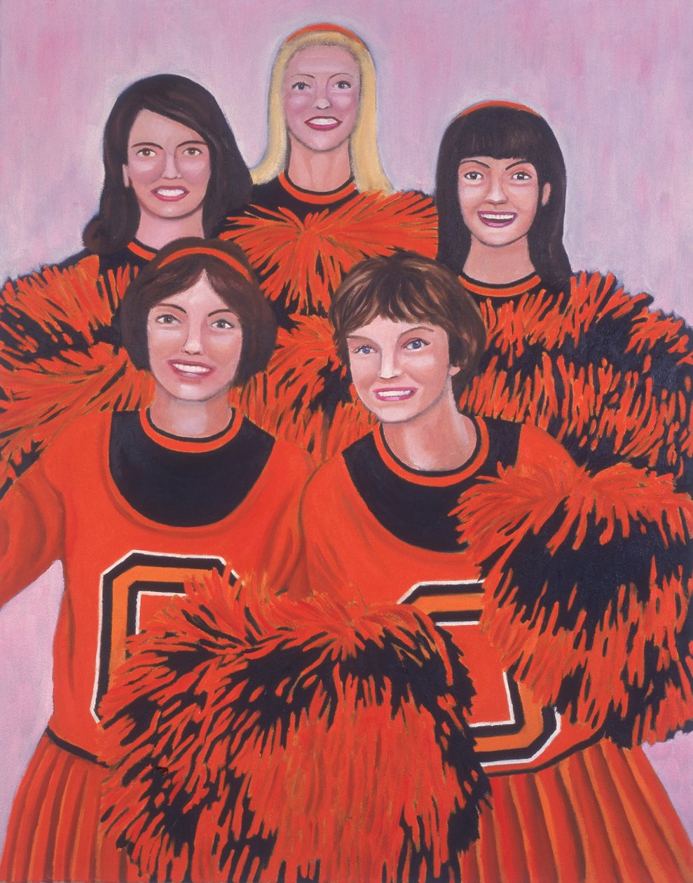 俄勒冈州州啦啦队队，2002年 作者 乔·希尔普·纳尔逊