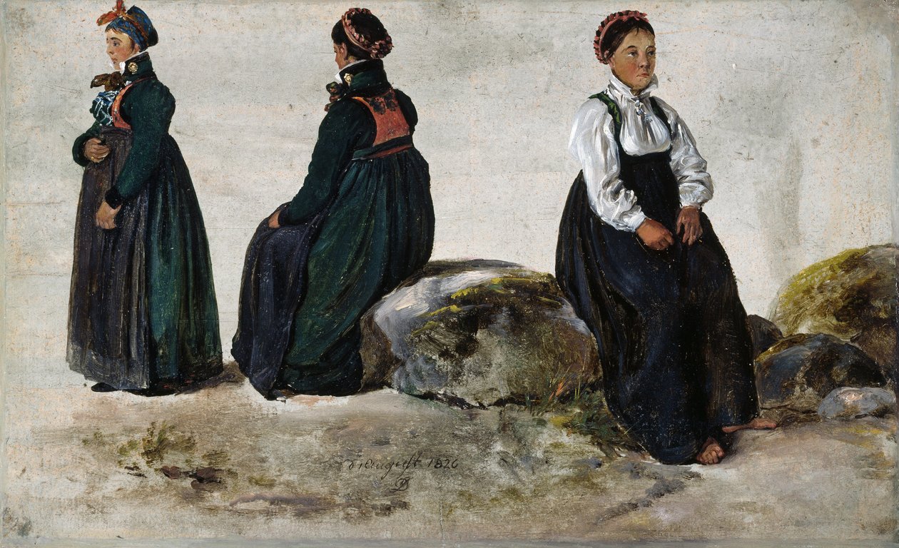 Sogn中Lustre女性服饰的研究 作者 约翰·克里斯蒂安·达尔