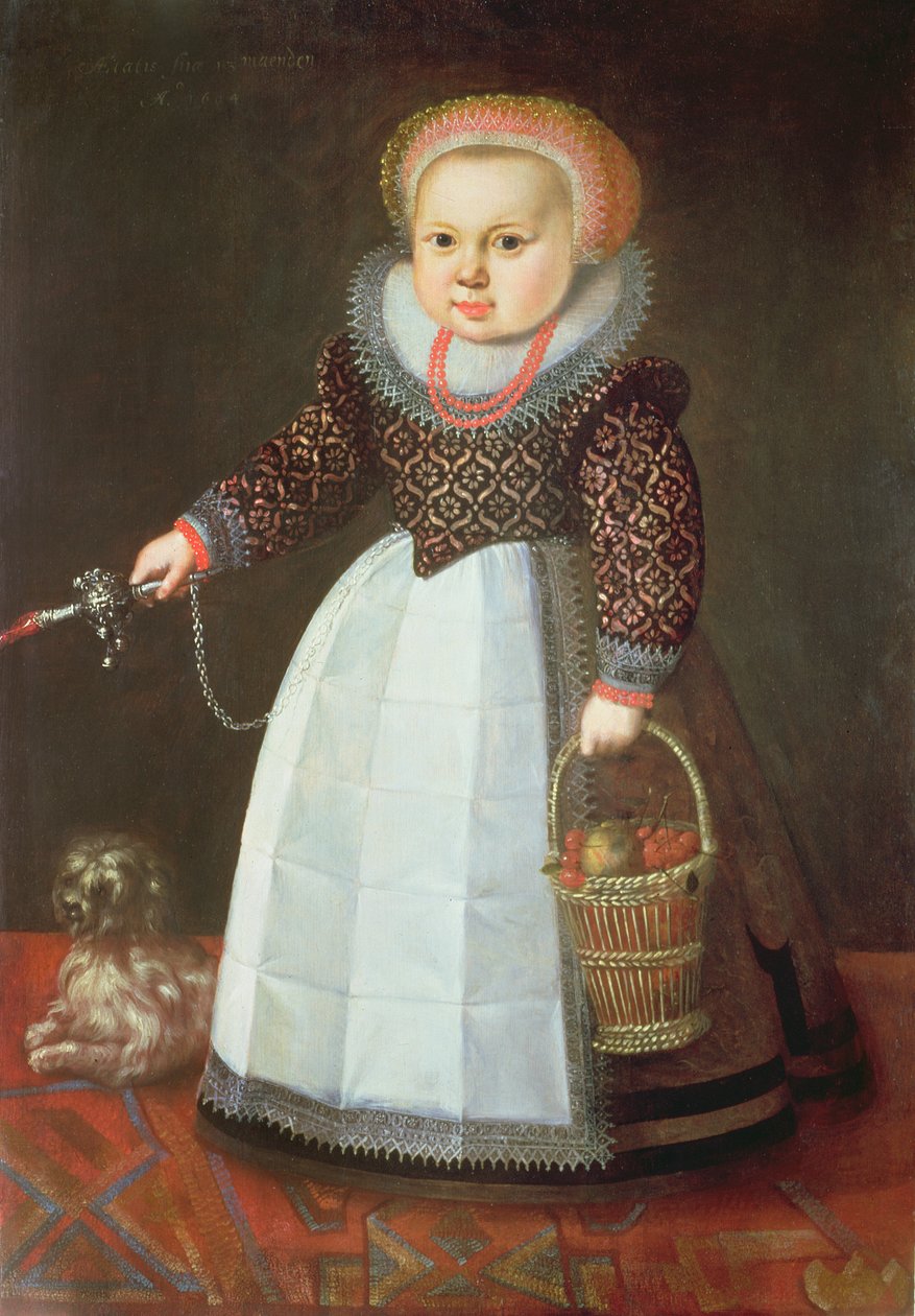 有狗的幼儿 作者 约翰·科尼利斯·范·洛恩（Johan Cornelisz van Loenen）