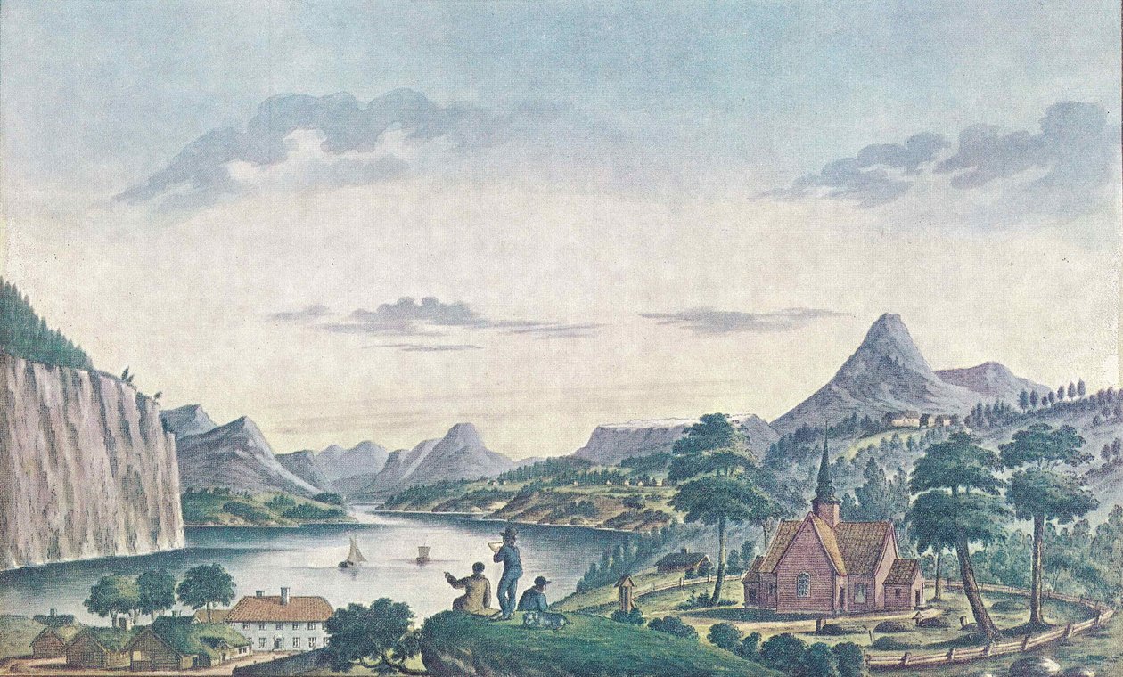查看从Stranda朝Tafjord - Norddalsfjord 作者 约翰FL三人行