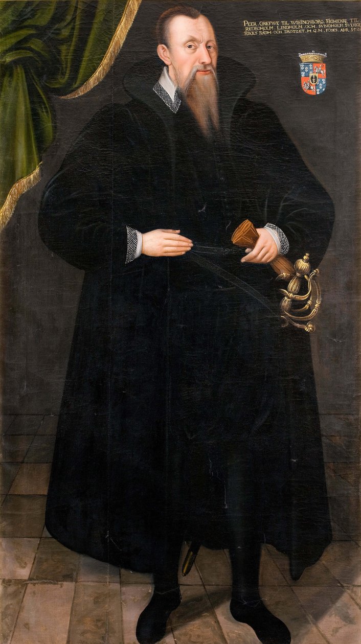 Per Brahe the Elder 1520-1590，约1581年。 作者 约翰·巴普蒂斯塔·范·乌瑟（Johan Baptista van Uther）