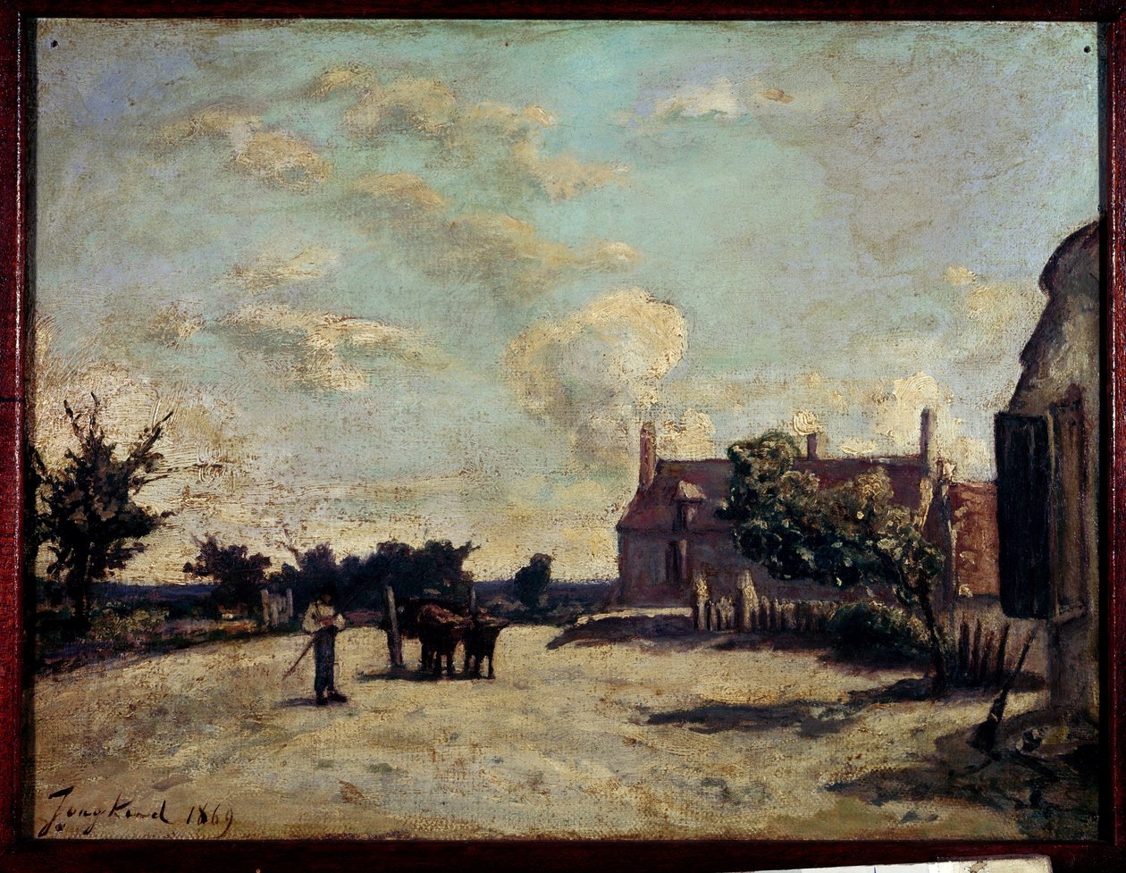 Auberge Peinture de Jean Barthold Jongkind (1819-1891) 1869 Paris, Musee du Peute Palais. 作者 约翰·巴索德·琼金德（Johan Barthold Jongkind）