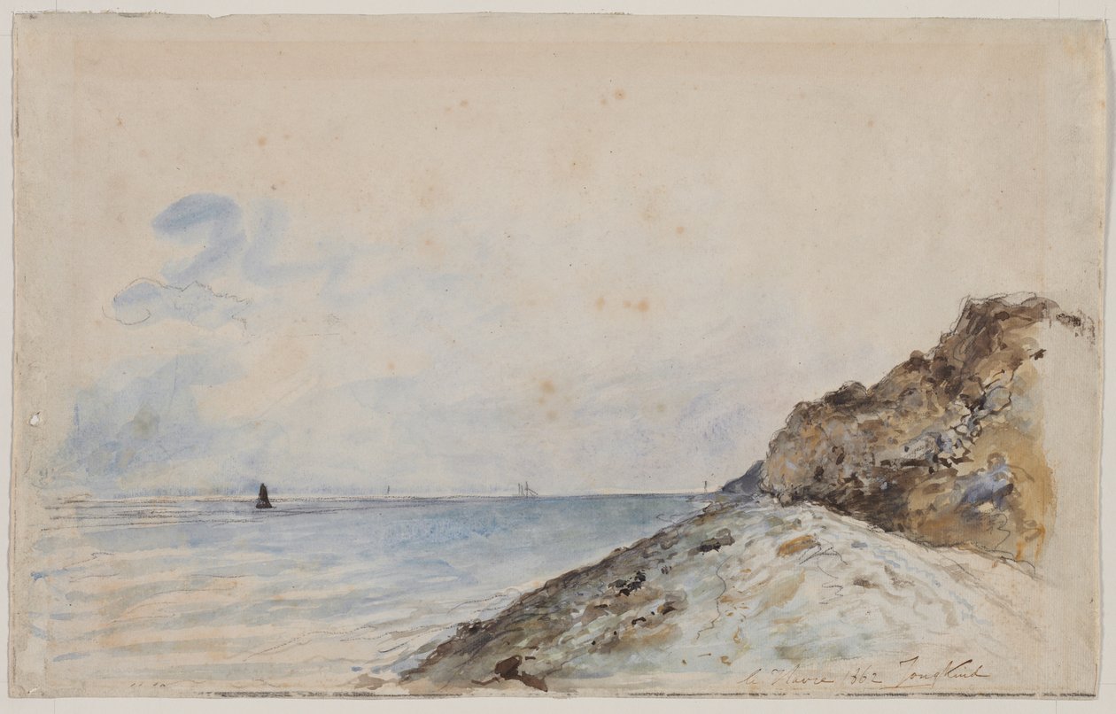 勒阿弗尔，1862年。 作者 约翰·巴索德·琼金德（Johan Barthold Jongkind）