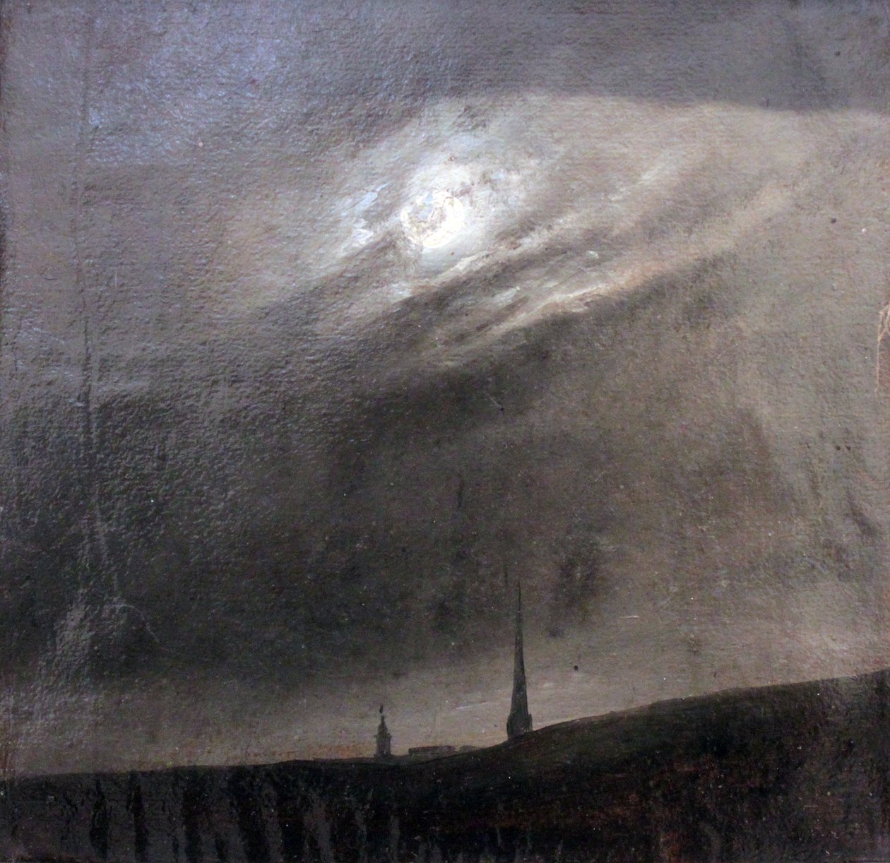 德语：Mondnacht über Dresden 德累斯顿月夜 作者 约翰·克里斯蒂安·达尔