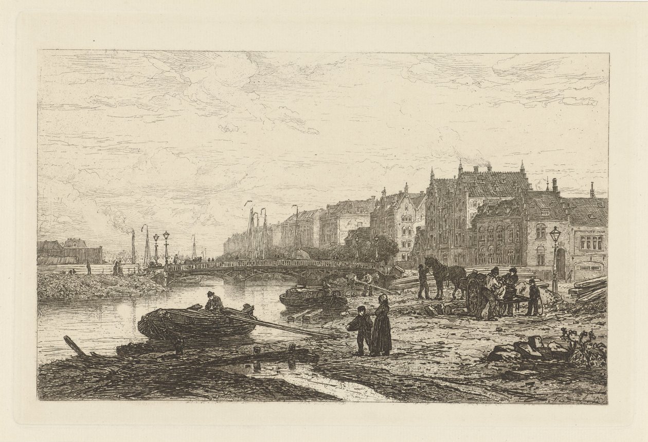 Stadhouderskade 景观 作者 约翰·康拉德·格雷夫
