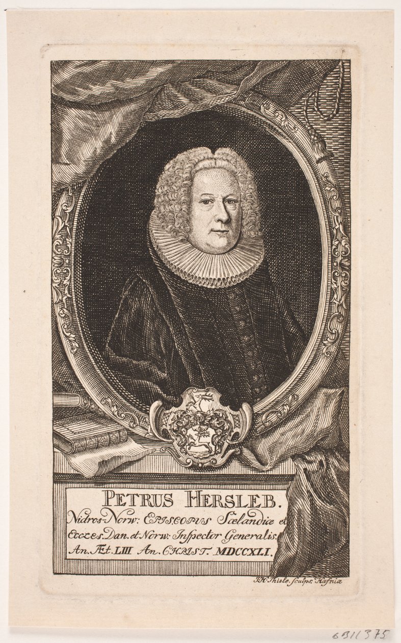 Peder Hersleb 主教 作者 约翰·赫尔曼·蒂勒