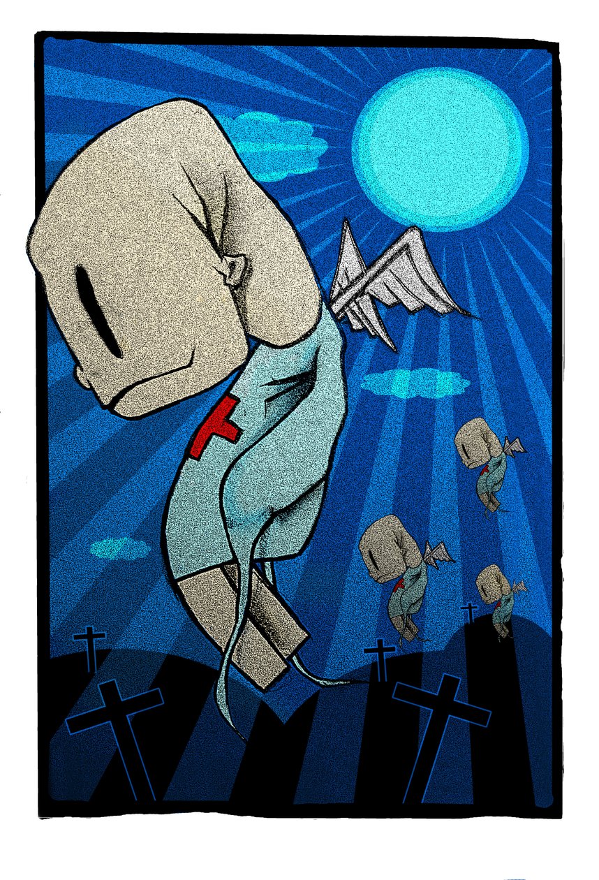 僵尸》，2012 年（插图） 作者 约翰·利利亚（Johan Lilja）