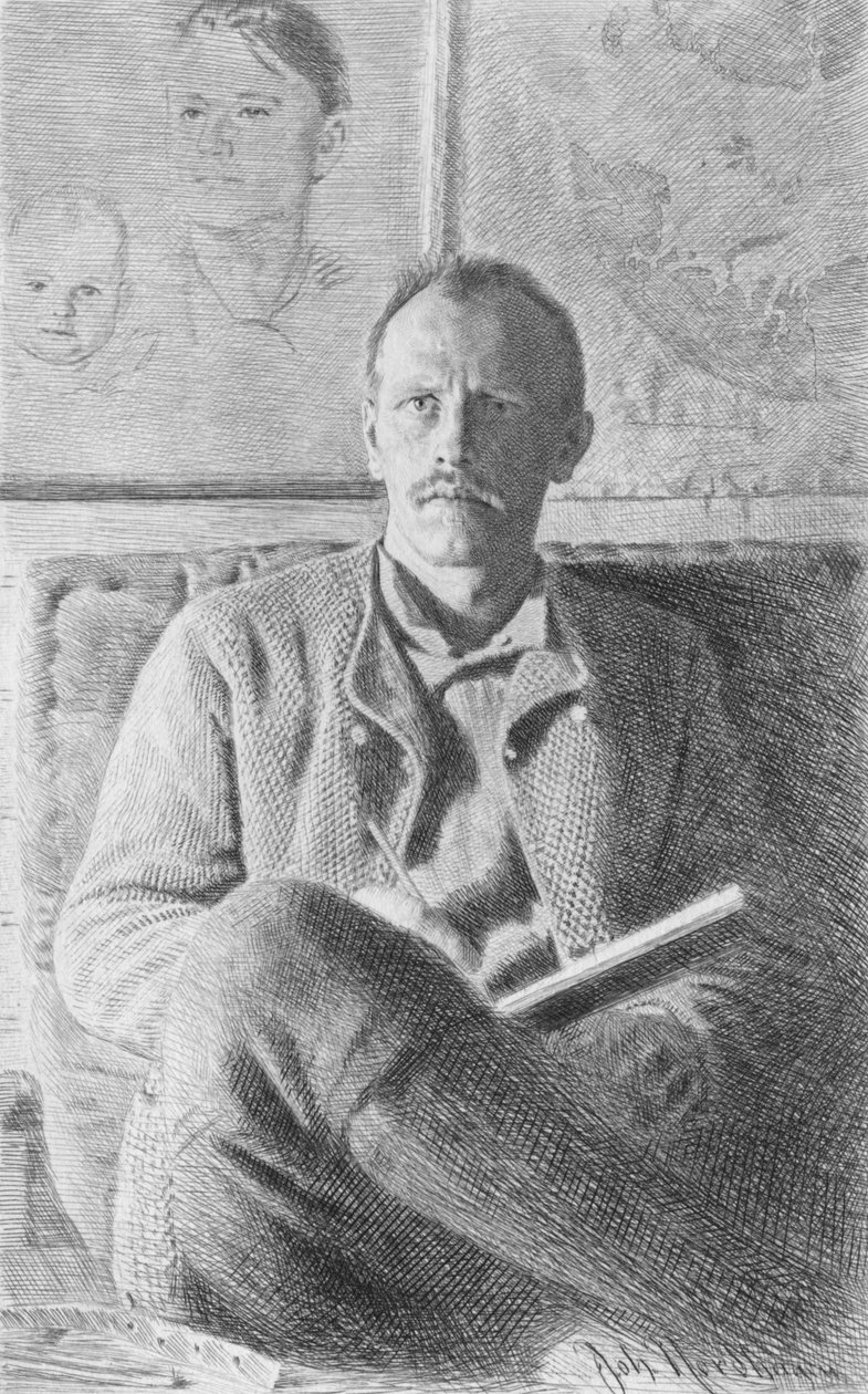 弗里乔夫·南森（Fridtjof Nansen），1897年 作者 约翰·诺德哈根（Johan Nordhagen）