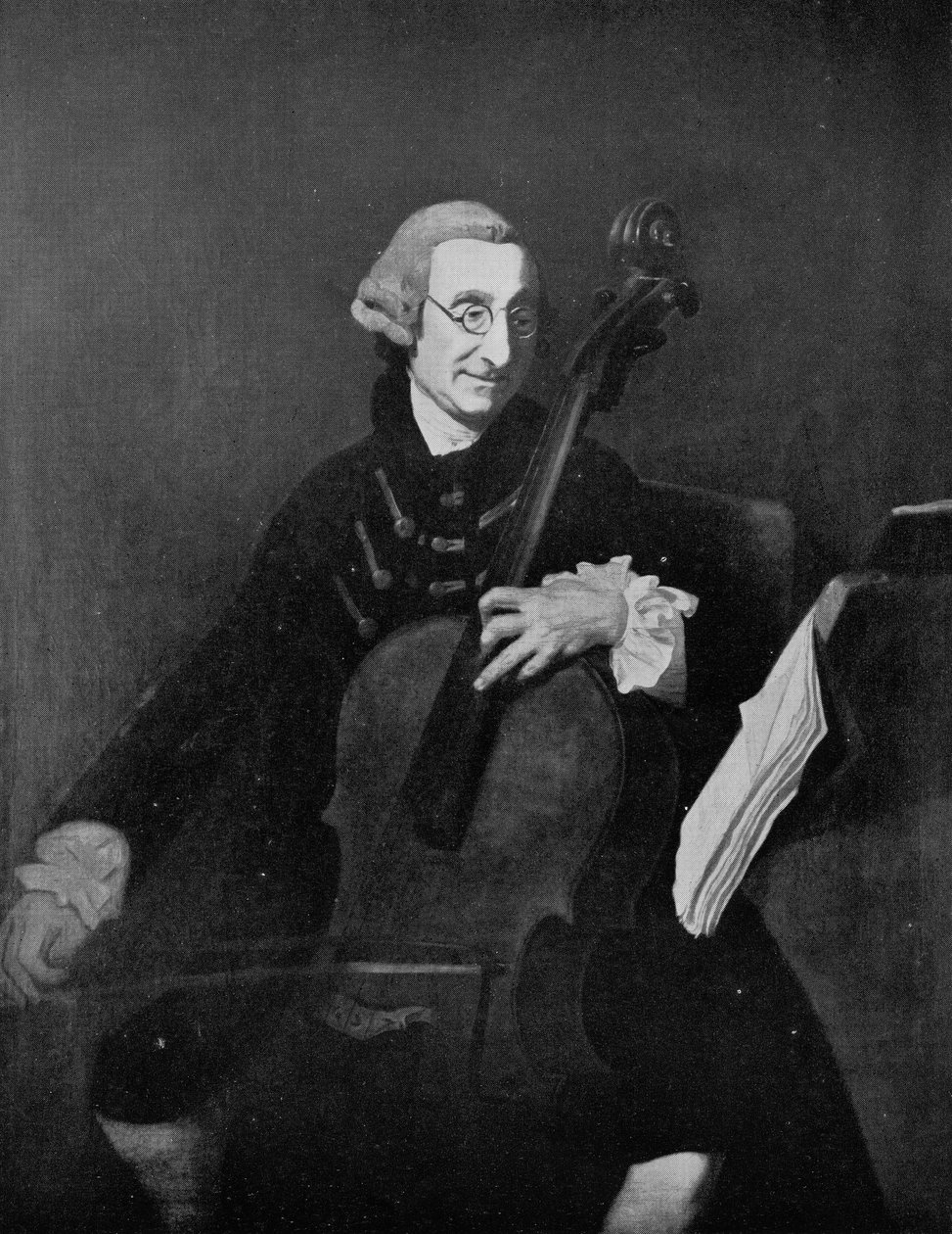 Giacomo Cervetto 1680-1783，意大利大提琴家 作者 约翰·佐法尼