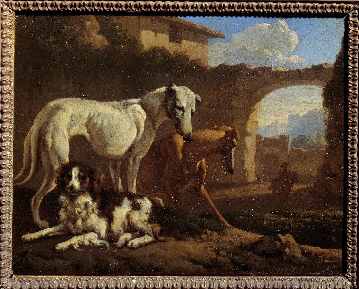 意大利面和酵母。 Jan Le Ducq (1627-1676) Ec. 的绘画 霍尔。 作者 约翰·勒·杜克（Johan le Ducq）