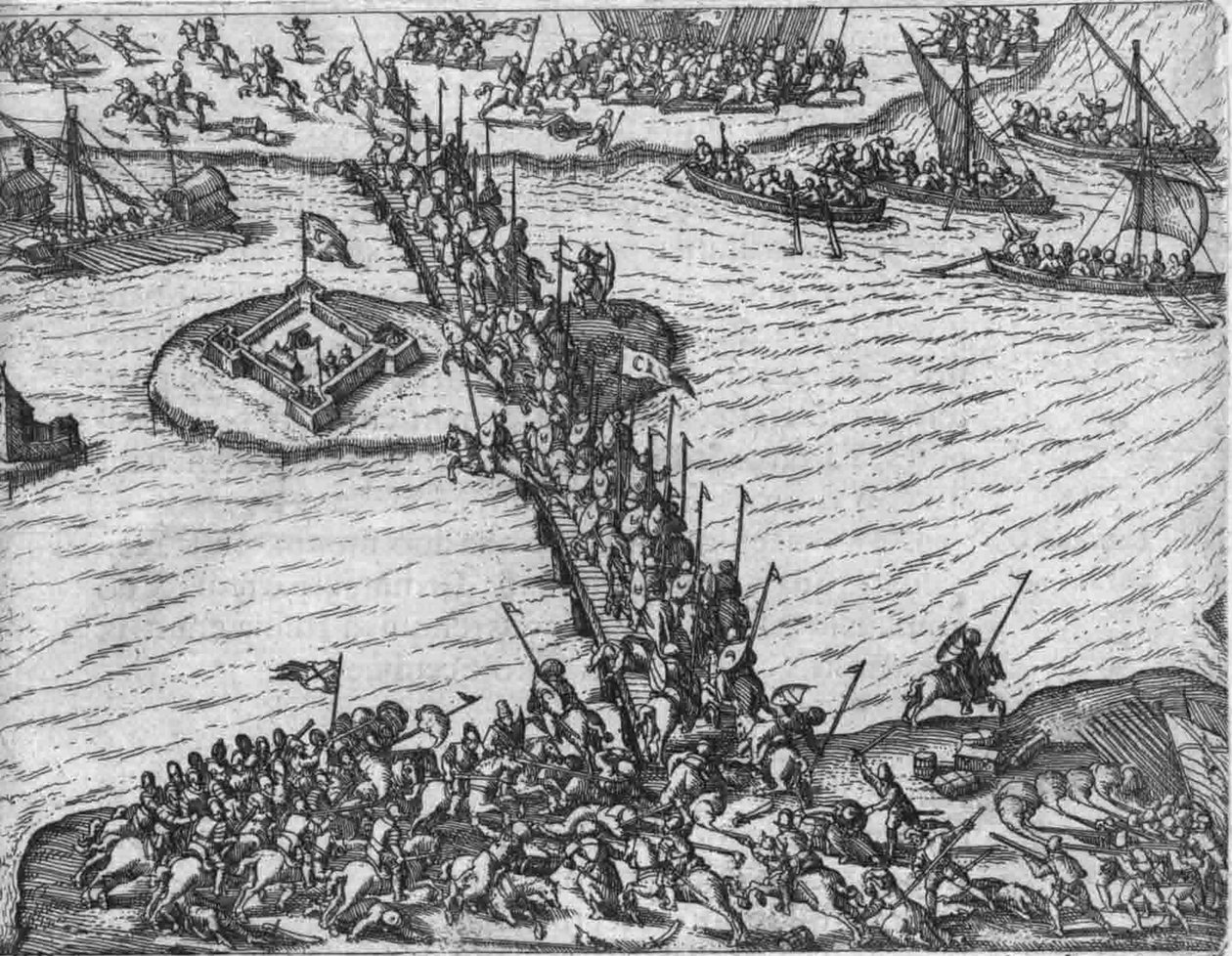 1595年10月，SigismundBáthory在Giurgiu击败土耳其人 作者 约翰·亚当·洛尼克尔
