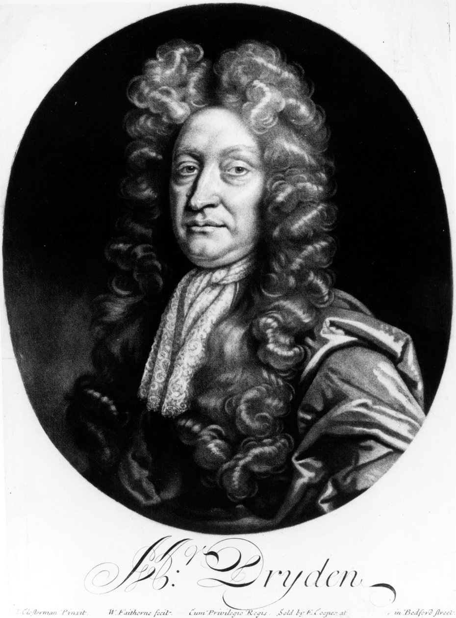 John Dryden（1631-1700）由William Faithorne（1616-91）刻 作者 约翰·克洛斯特曼