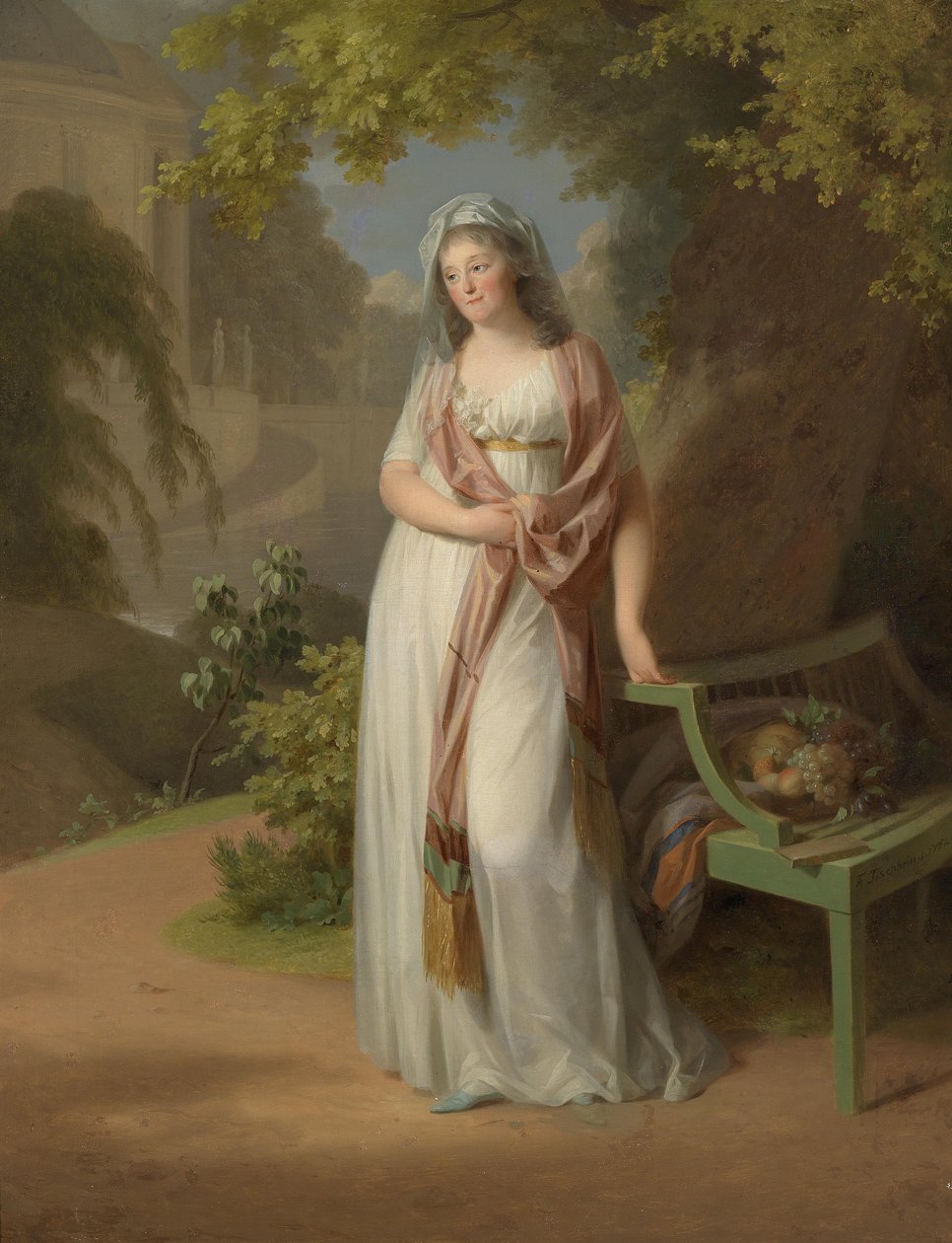 Anhalt-Dessau路易斯的肖像（1750-1811） 作者 约翰·弗里德里希·奥古斯特·蒂施贝因