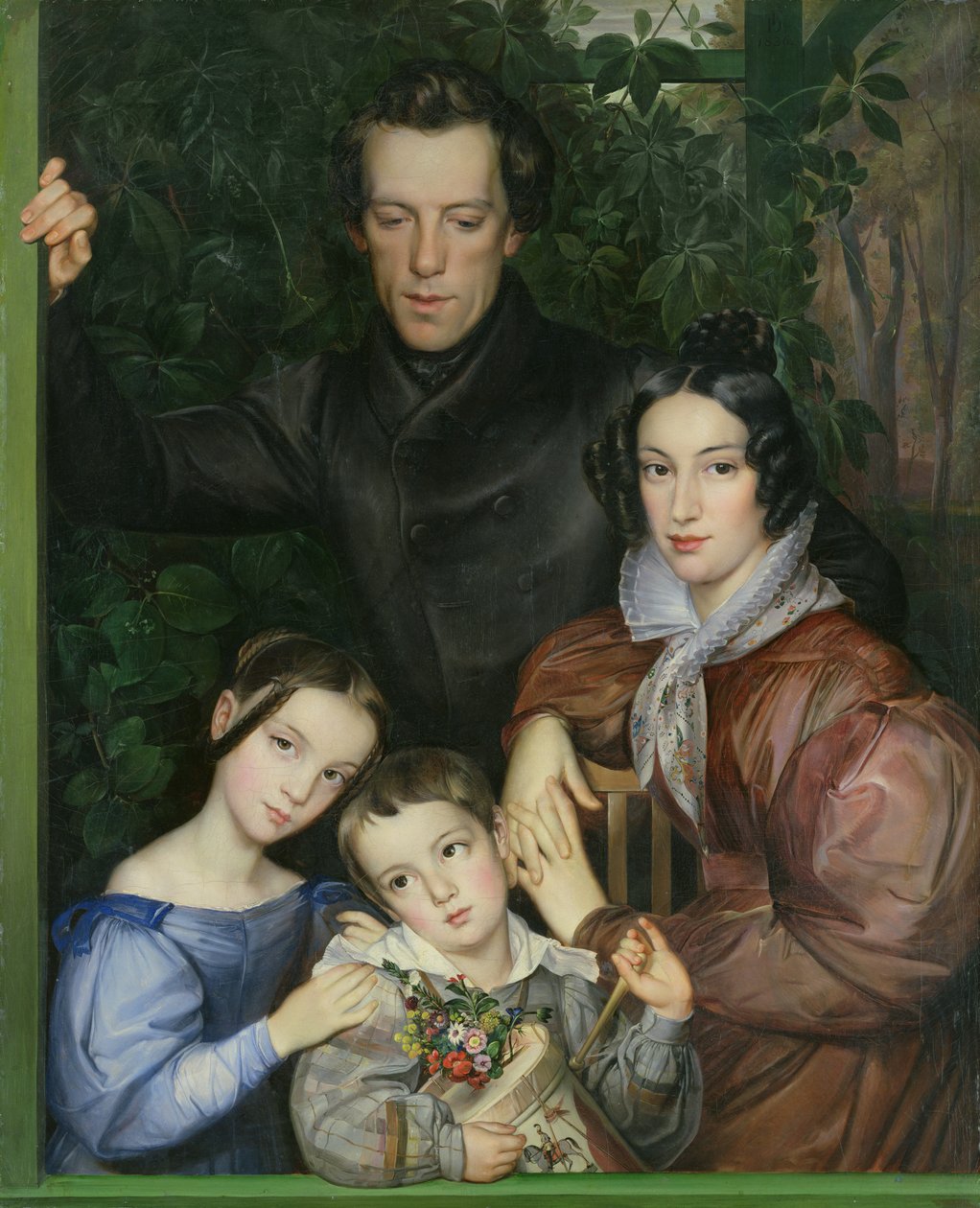 Rauter家族，1836年 作者 约翰·弗里德里希·迪特里希
