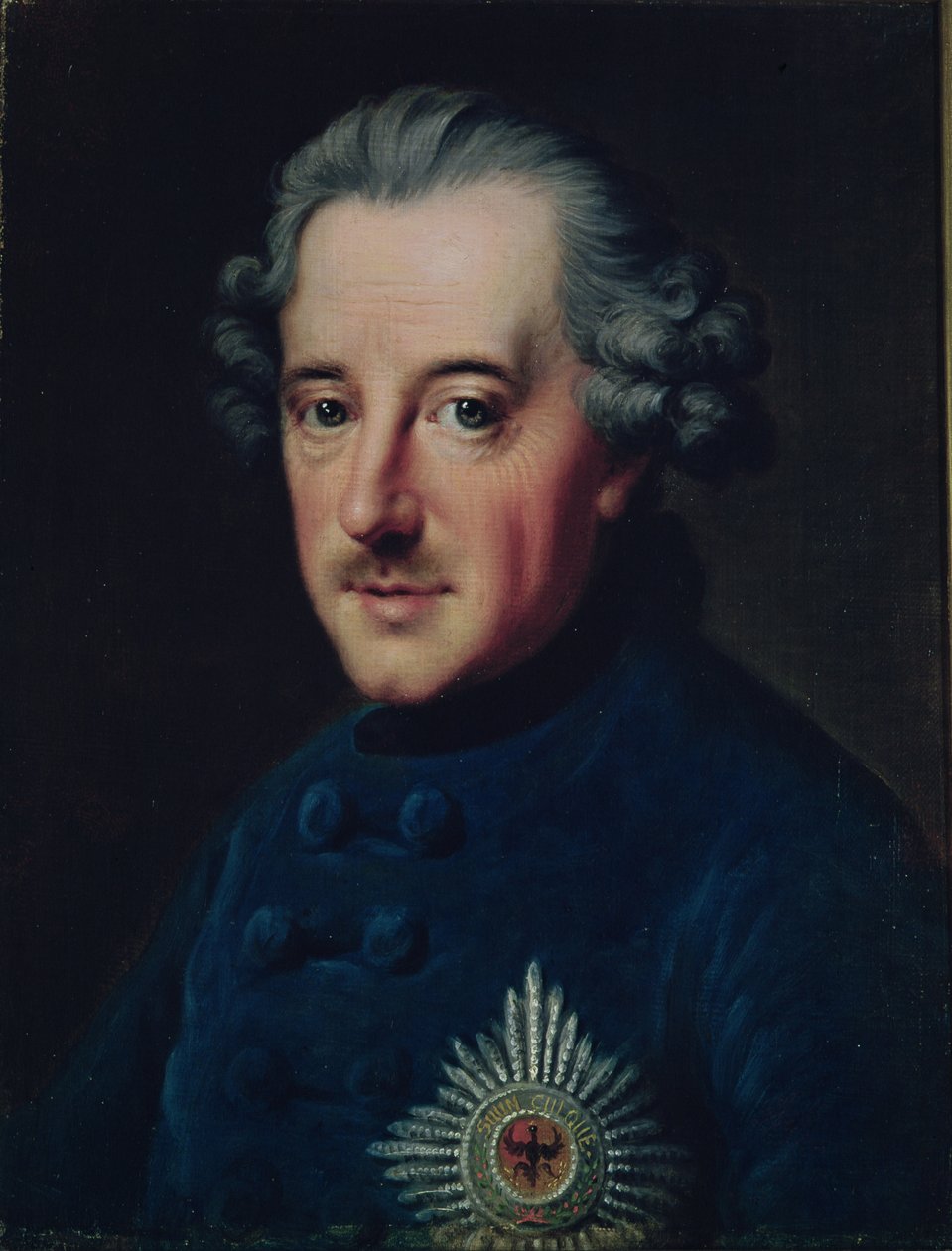 弗雷德里克二世大帝（1712-86） 作者 约翰·乔治·齐塞尼斯（Johann Georg Ziesenis）