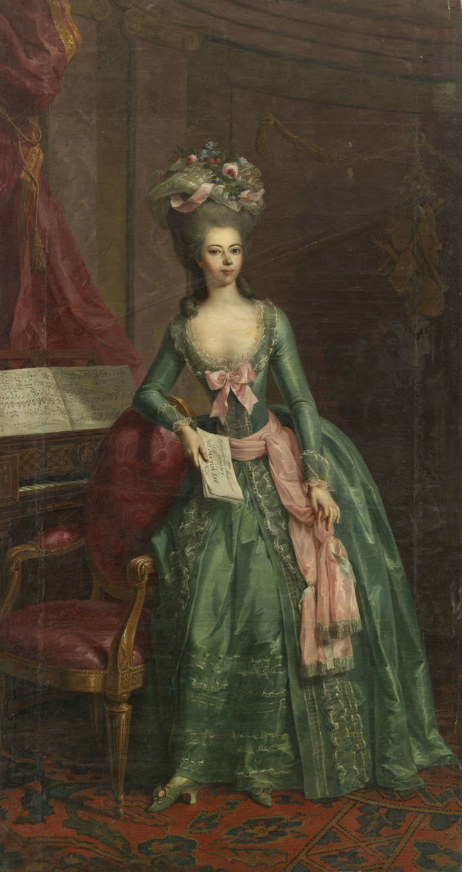 Juliane，Schaumburg-Lippe的公主 作者 约翰·海因里希·蒂施贝恩（Johann Heinrich Tischbein）