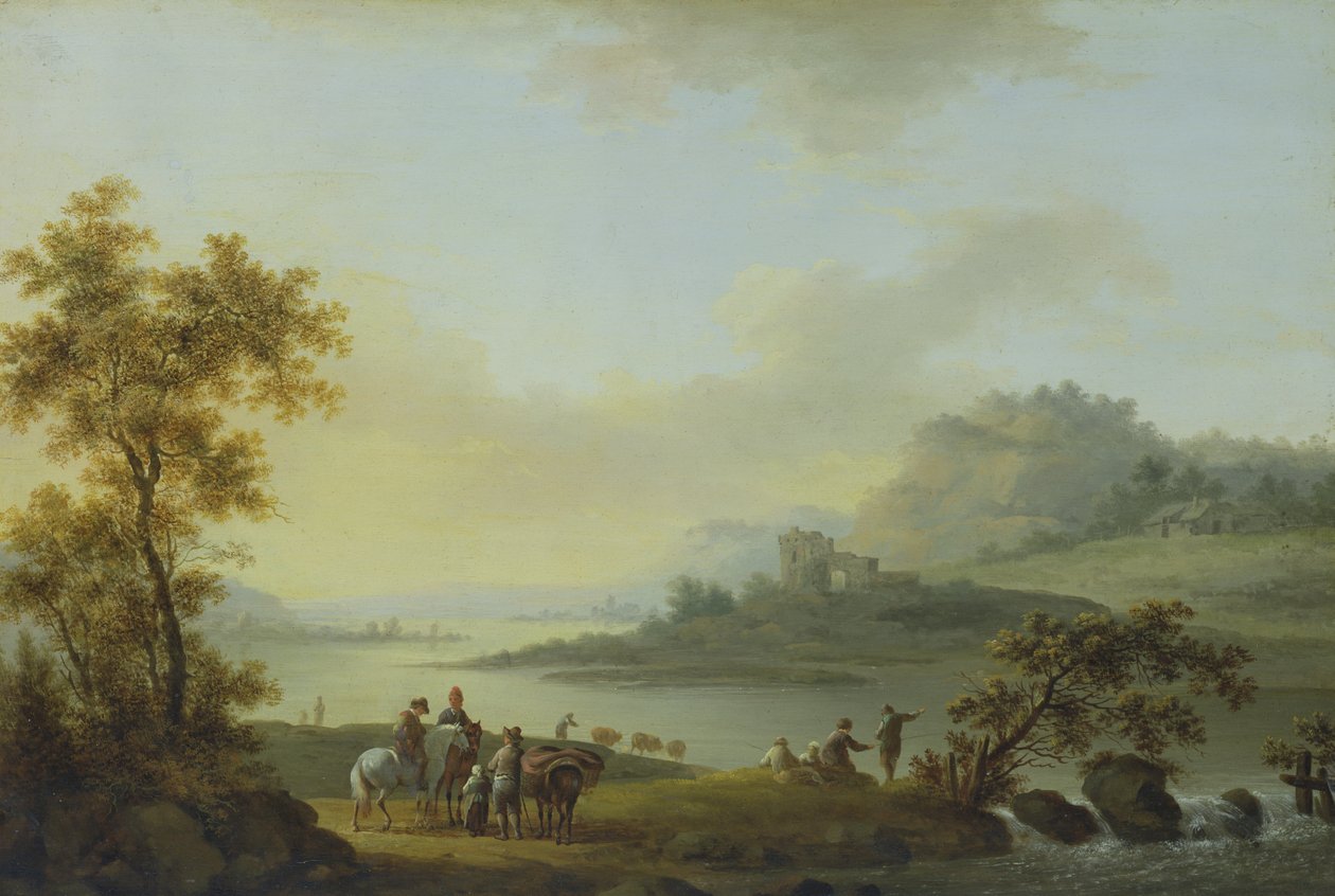 早上，1773年 作者 约翰·雅各布·蒂施贝恩（Johann Jacob Tischbein）
