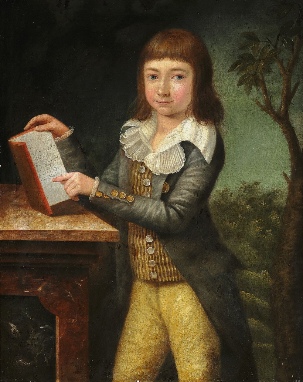 Carl Diderich Tutein的肖像 作者 约翰·雅各布·德·洛斯（Johann Jacob de Lose）