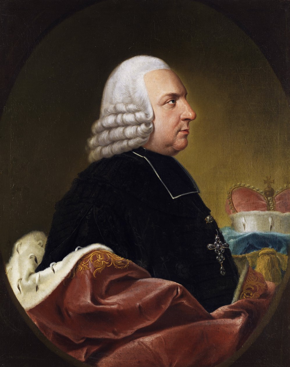 Lothar FranzvonSchönborn的肖像 作者 约翰·雅各布·伊勒（Johann Jakob Ihle）