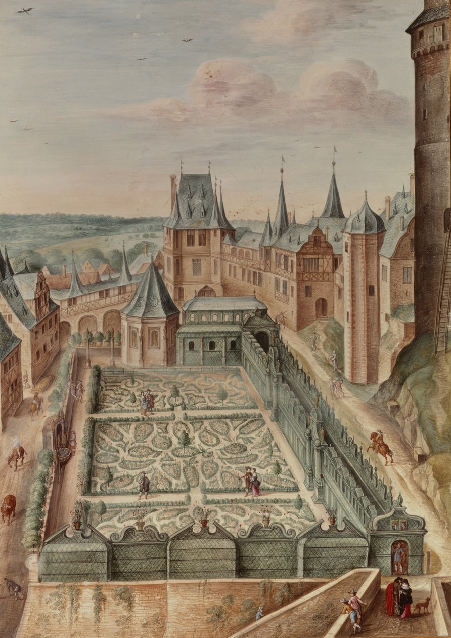 一个花园，1660年 作者 约翰·雅各布·沃尔特（Johann Jakob Walther）