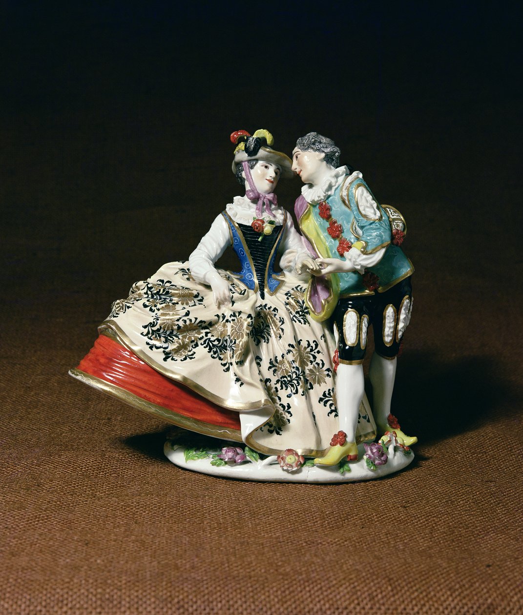 西班牙恋人，Meissen集团，c.1741 作者 约翰·约阿希姆·肯德勒