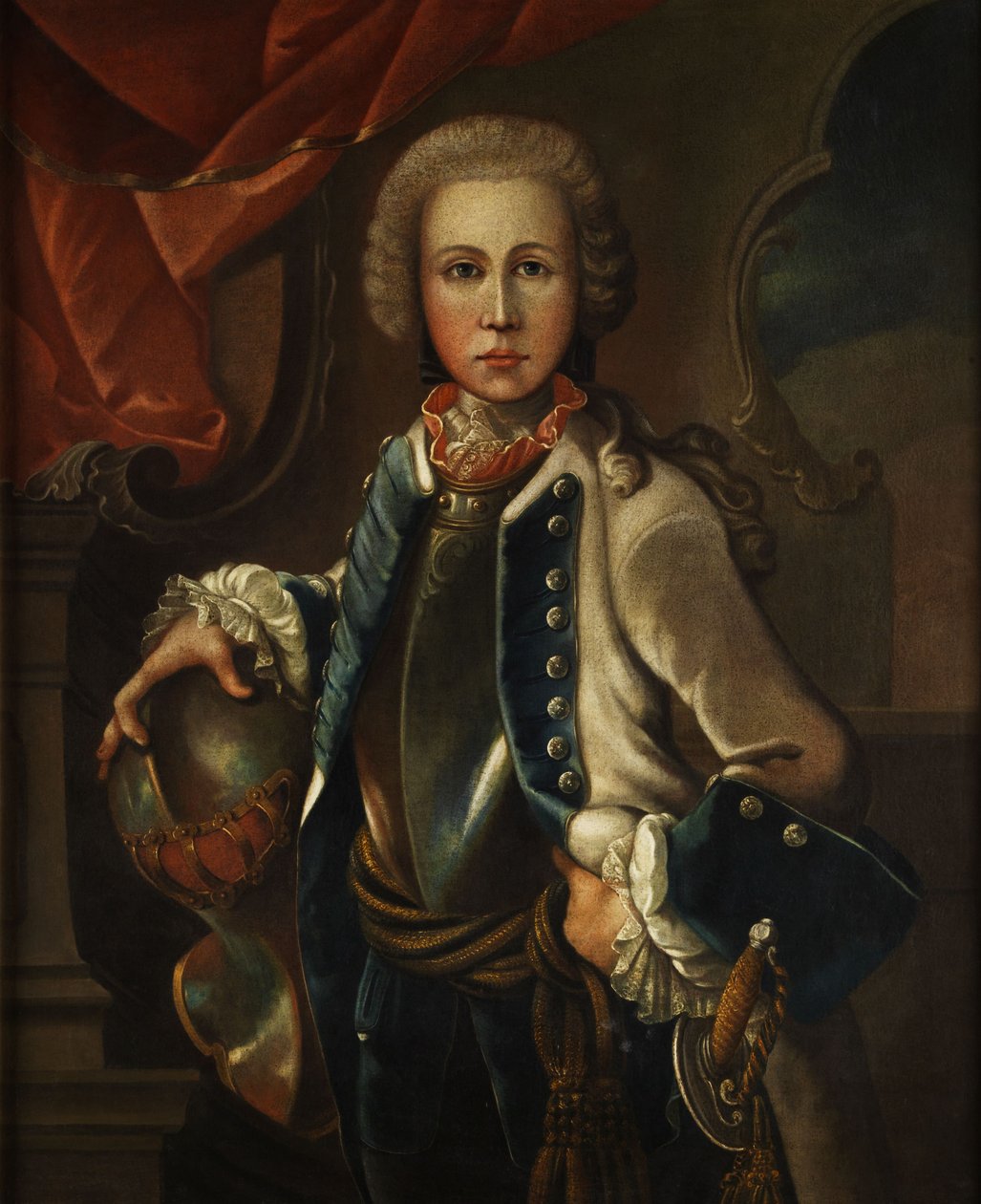 一位年轻贵族的画像 作者 约翰·迈克尔·弗朗兹（Johann Michael Franz）