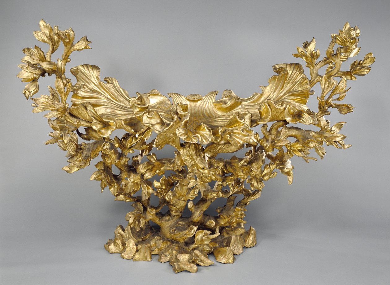边桌归属于Johann Paul Schor，c.1670（gessoed and gilt poplar） 作者 约翰·保罗·舒尔