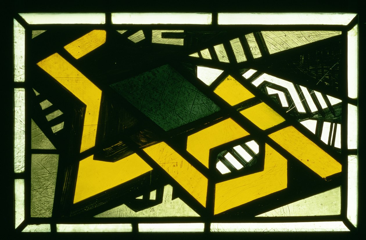 窗口，1926年（彩色玻璃） 作者 约翰·索恩·普里克