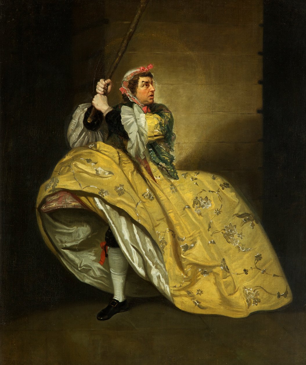 大卫·加里克（William Garrick）饰演约翰·布鲁特（John Brute）于1763年由范布鲁（Vanbrugh），德鲁里巷（Drury Lane 作者 约翰·约瑟夫·佐凡尼