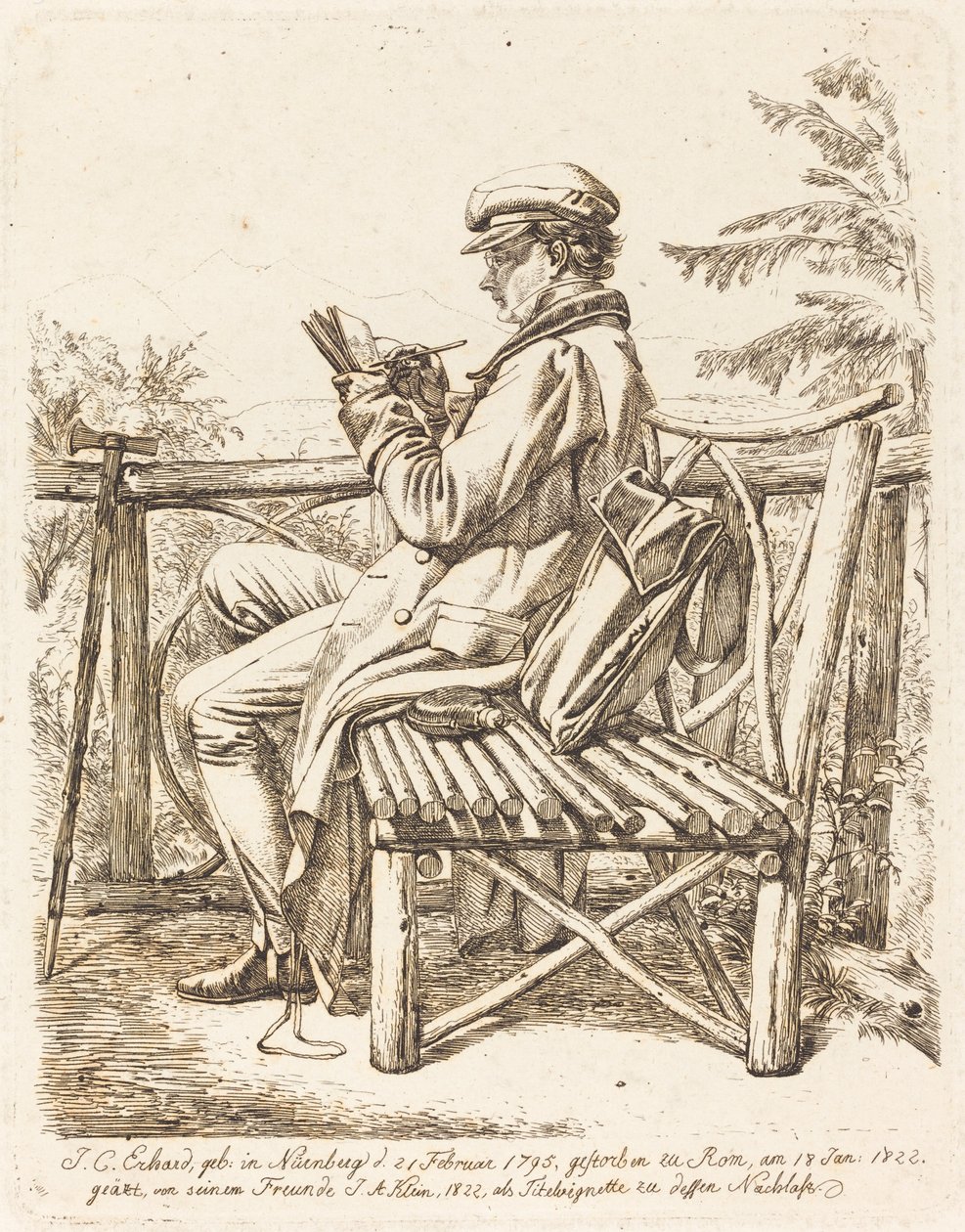 J.C. Erhard 作者 约翰·亚当·克莱因（Johann Adam Klein）