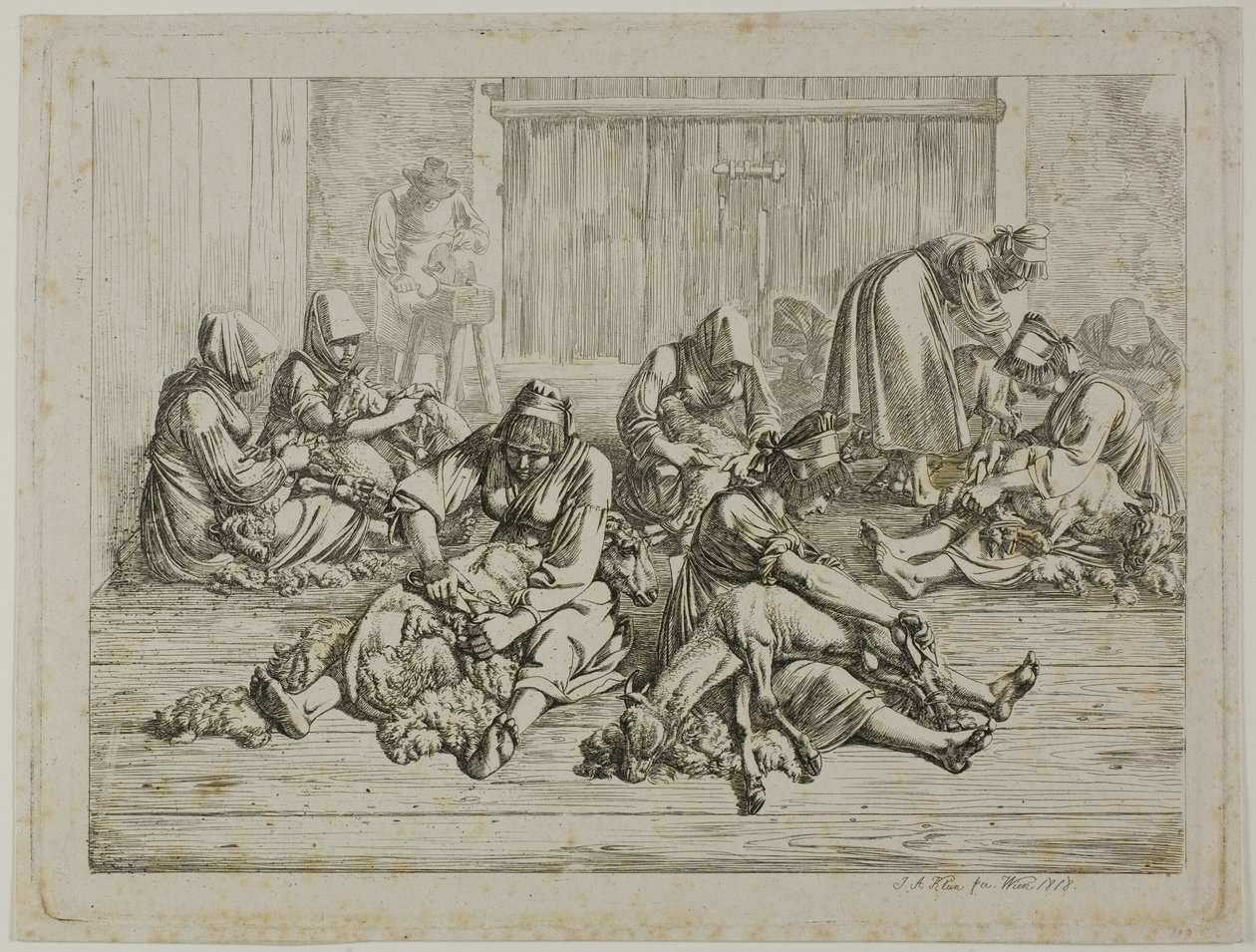 羊舍 作者 约翰·亚当·克莱因（Johann Adam Klein）