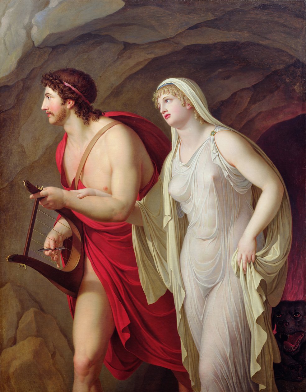 Orpheus和Eurydice，1807 作者 小约翰·奥古斯特·纳尔