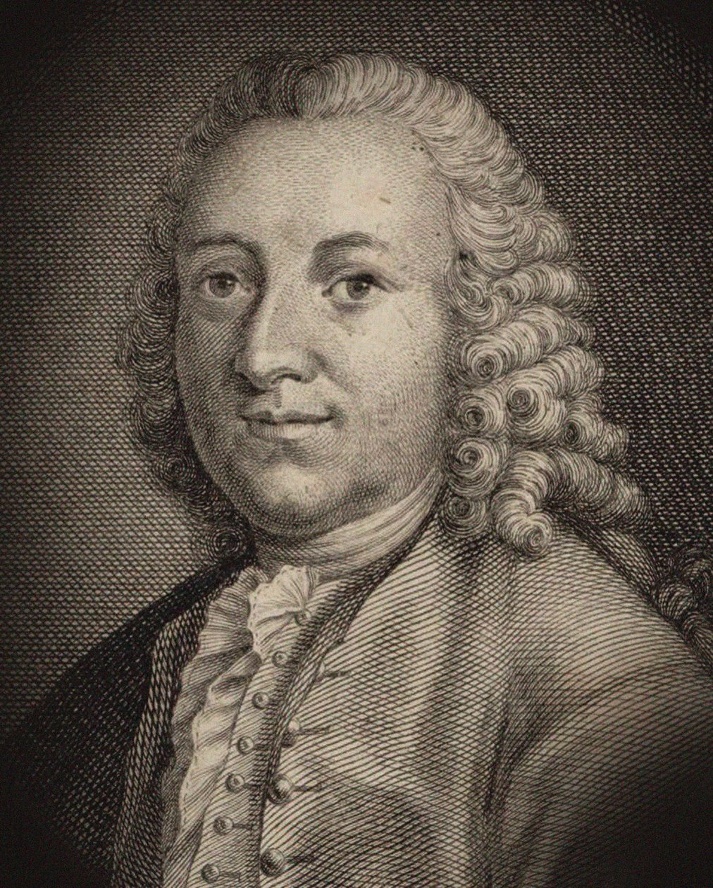 作曲家弗兰蒂塞克-图马1704-1774的肖像，1770年。 作者 约翰·巴尔泽（Johann Balzer）