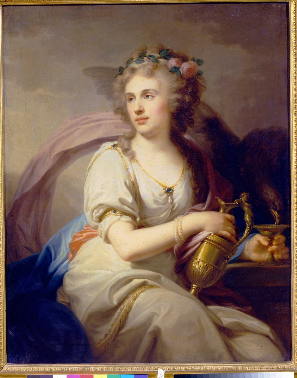 叶卡捷琳娜-费奥多罗夫娜-多尔戈鲁科娃（Dolgoroukova）（1769-1849 年）公主的希伯来肖像。约翰-巴蒂斯特-冯-兰皮-莱恩（Johann Baptist von Lampi l