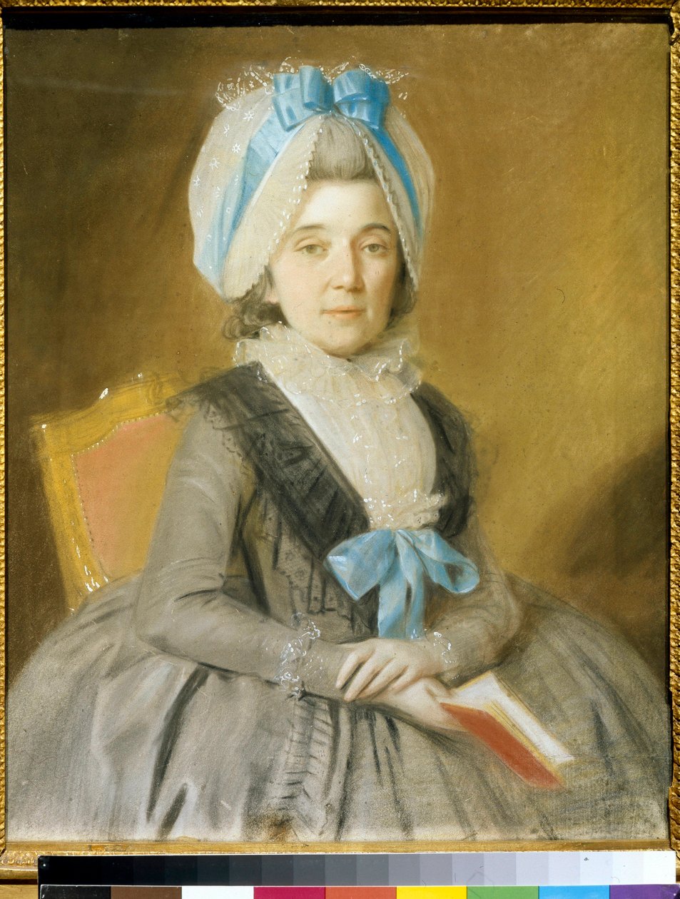 Portrait de la princesse Praskovia Ivanovna Galitzine (1734-1802) - Dessin de Johann Bardou (1745-1788) - Portrait of Praskovya Ivanovna Golitsyna (1734-1802) - Pastel on parchment by Johann Bardou (active 1775-1788) - 48x44,3 cm - State Tretyakov 作者 约翰·巴杜（Johann Bardou）