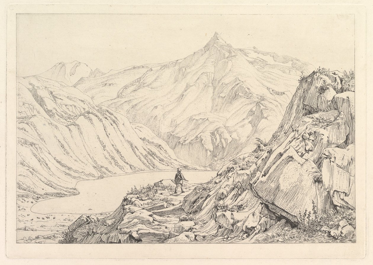 Bockhart湖Der Bockhardsee，19世纪初。 作者 约翰·克里斯蒂安·埃哈德