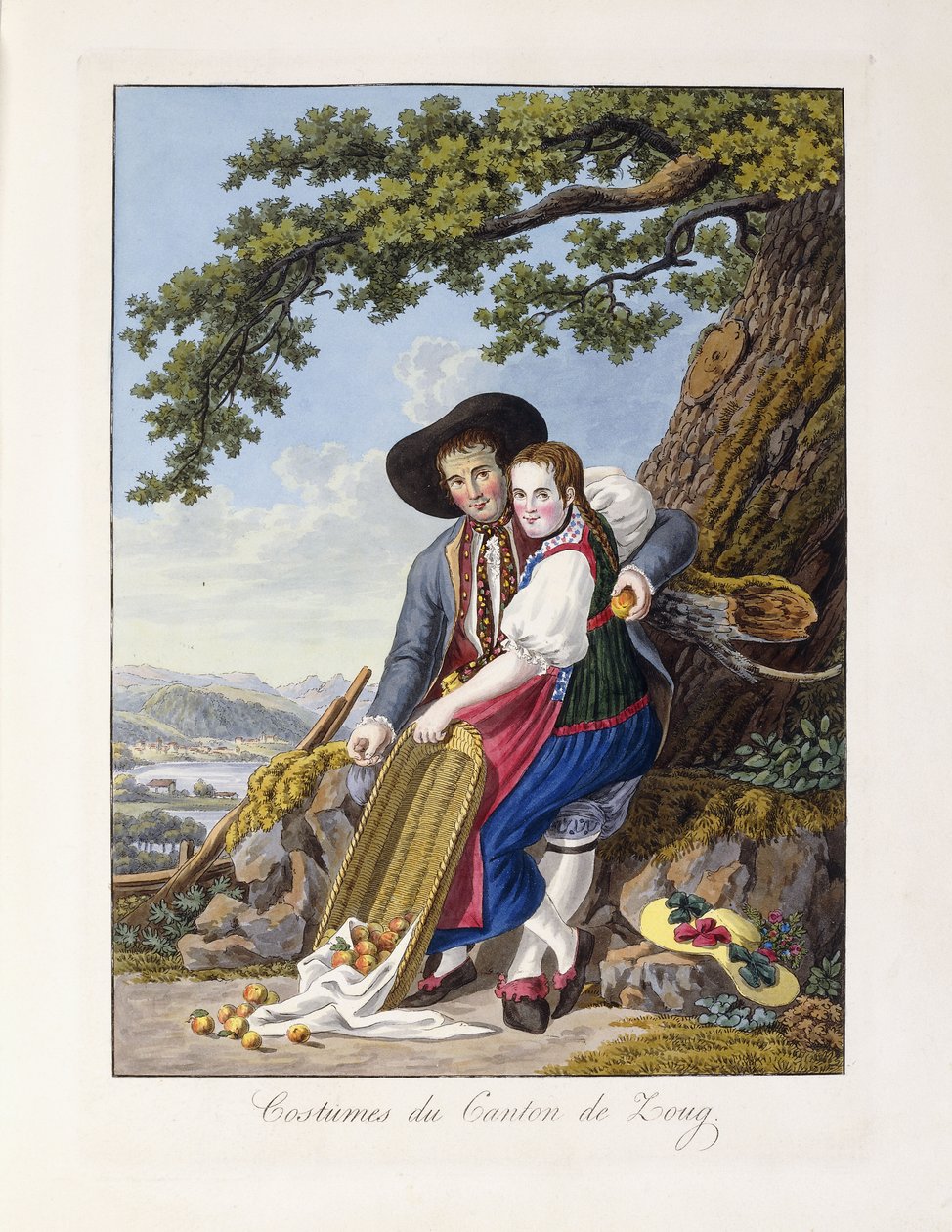 邹格州的服饰，1819年 作者 约翰·克里斯汀·莱因哈特（Johann Christian Reinhardt）