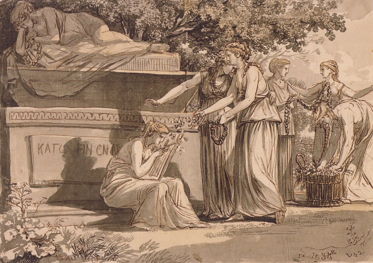 J C Reinhart Arcadia 1785 作者 约翰·克里斯汀·赖因哈特（Johann Christian Reinhart）