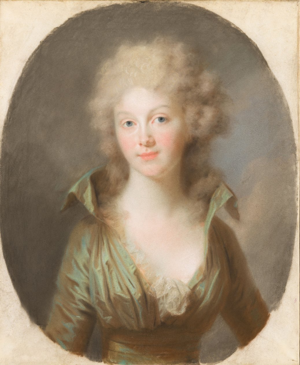 普鲁士的弗里德里克-路易斯-威廉姆，1774-1837，荷兰女王，约1790年。 作者 约翰·弗里德里希·奥古斯特·蒂施贝因