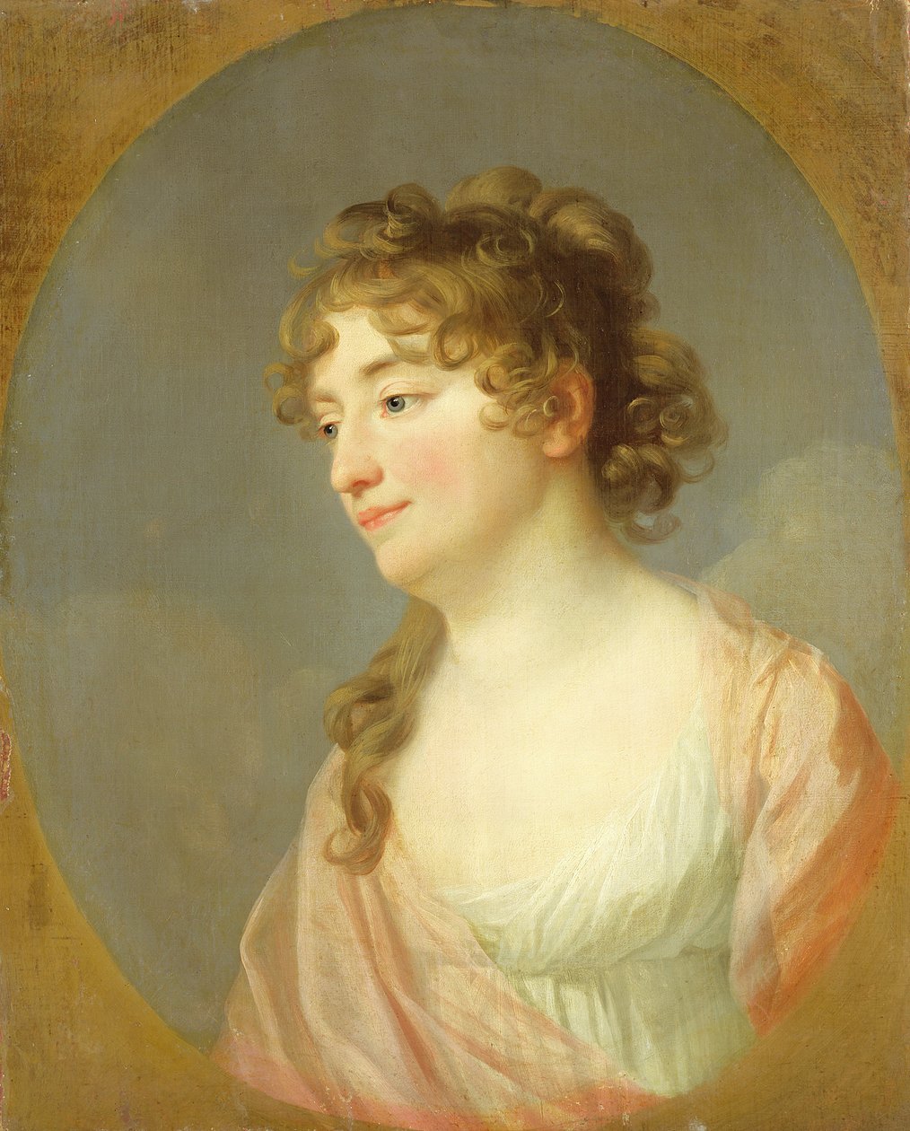 女战士Wilhelmine Schmidt，c.1800 作者 约翰·弗里德里希·奥古斯特·蒂施贝因