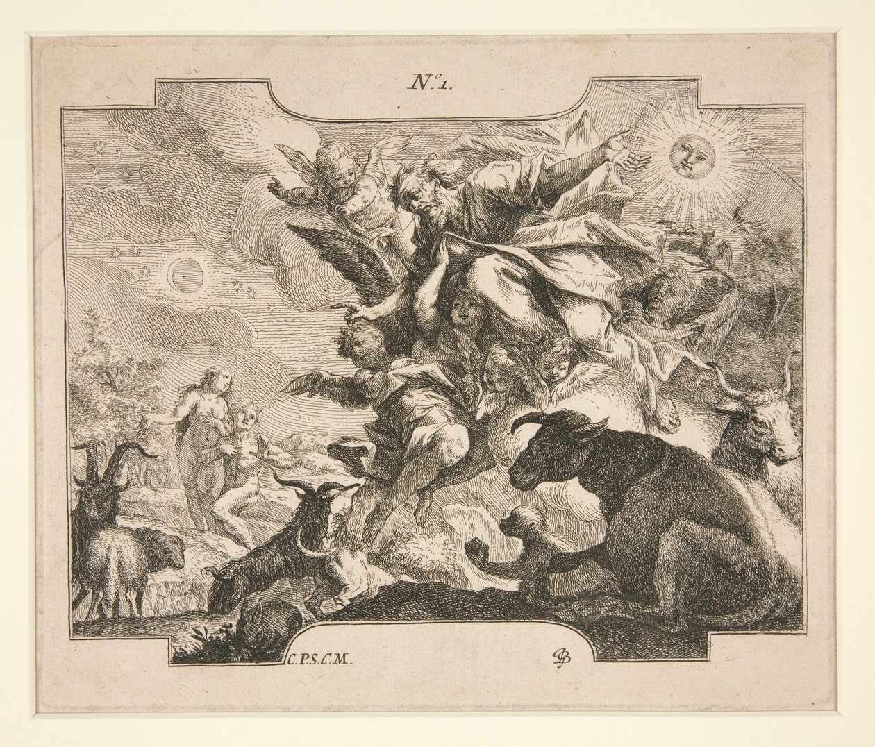 创造（？） 作者 约翰·乔治·伯格穆勒（Johann Georg Bergmuller）