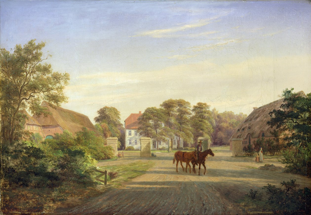 好的Grabau，靠近Oldesloe，1841年 作者 约翰·乔治·海瑟利希