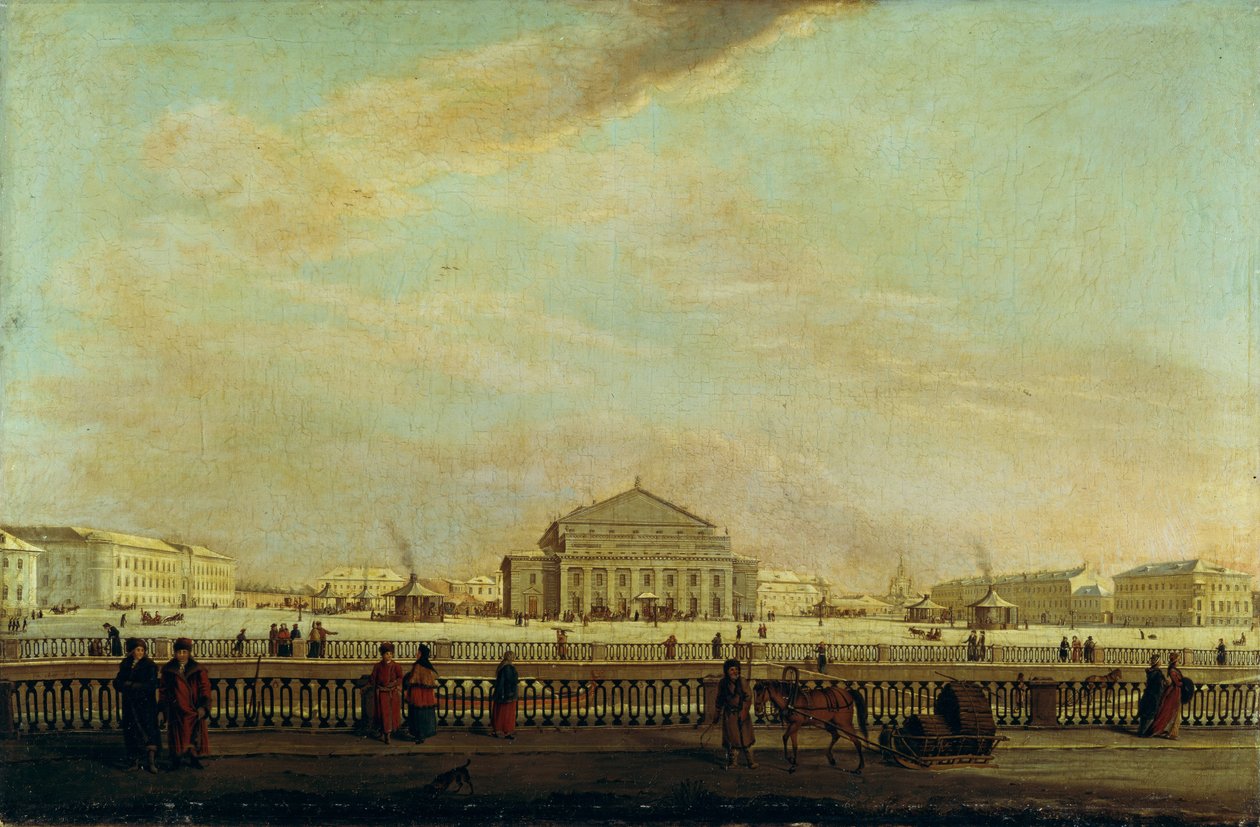 圣彼得堡帝国莫斯科卡姆尼剧院 作者 约翰·乔治·迈尔（Johann Georg Mayr）