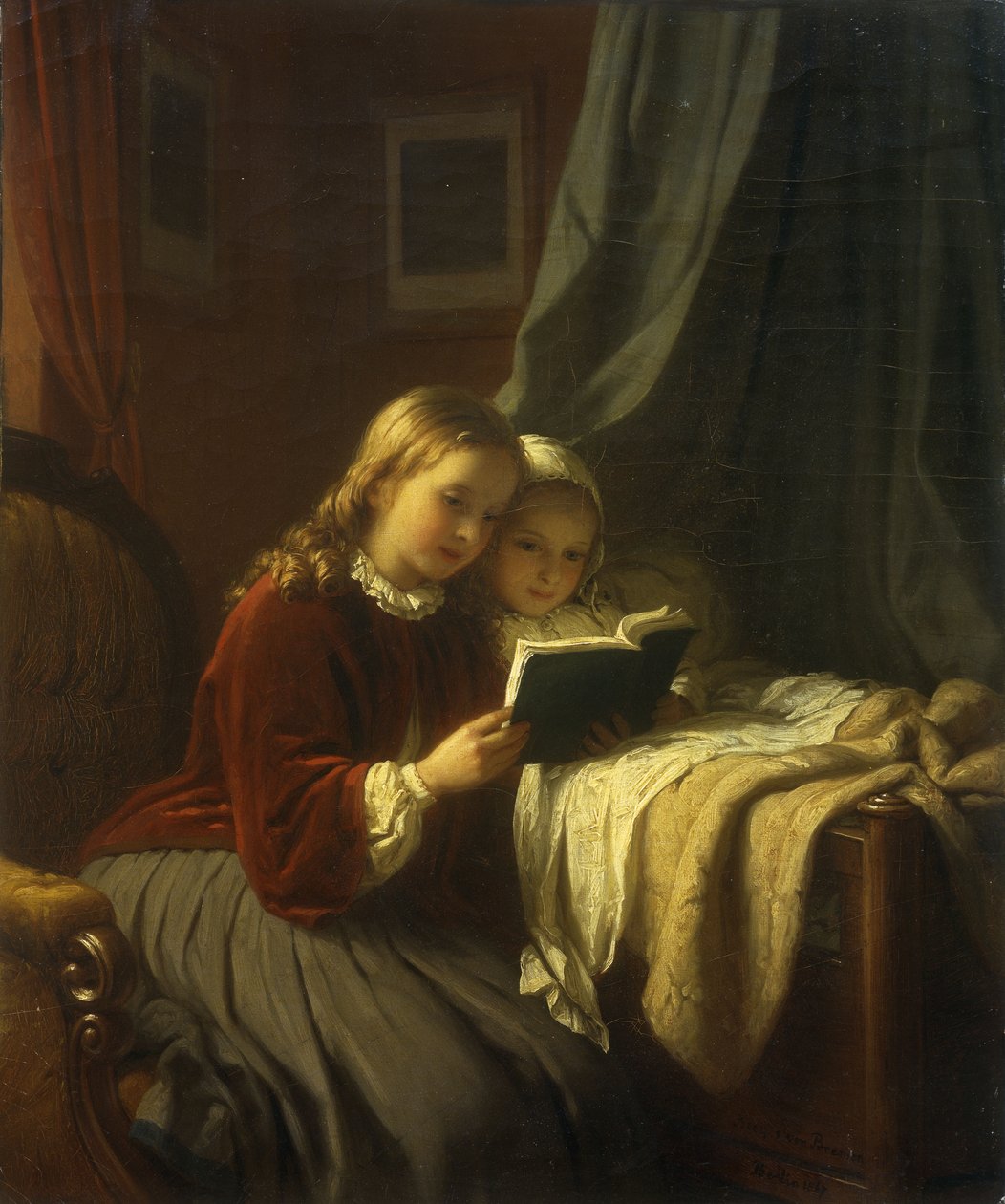 睡前故事，1867年 作者 约翰·乔治·迈尔（Johann Georg Meyer）