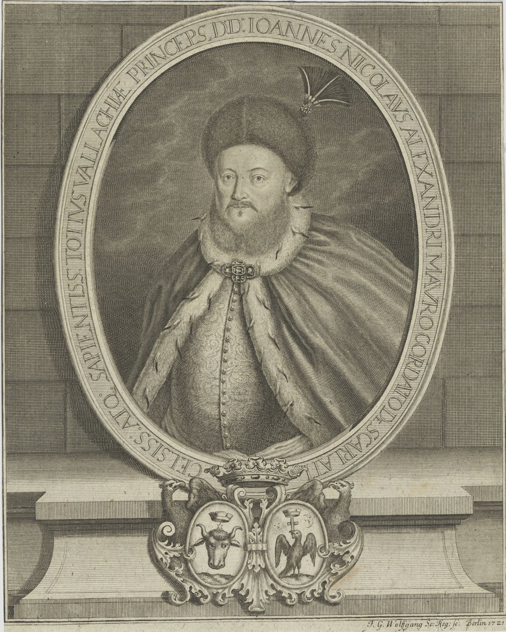 Nicolaos Mavrocordatos 1680-1730，1721年。 作者 约翰·乔治·沃尔夫冈