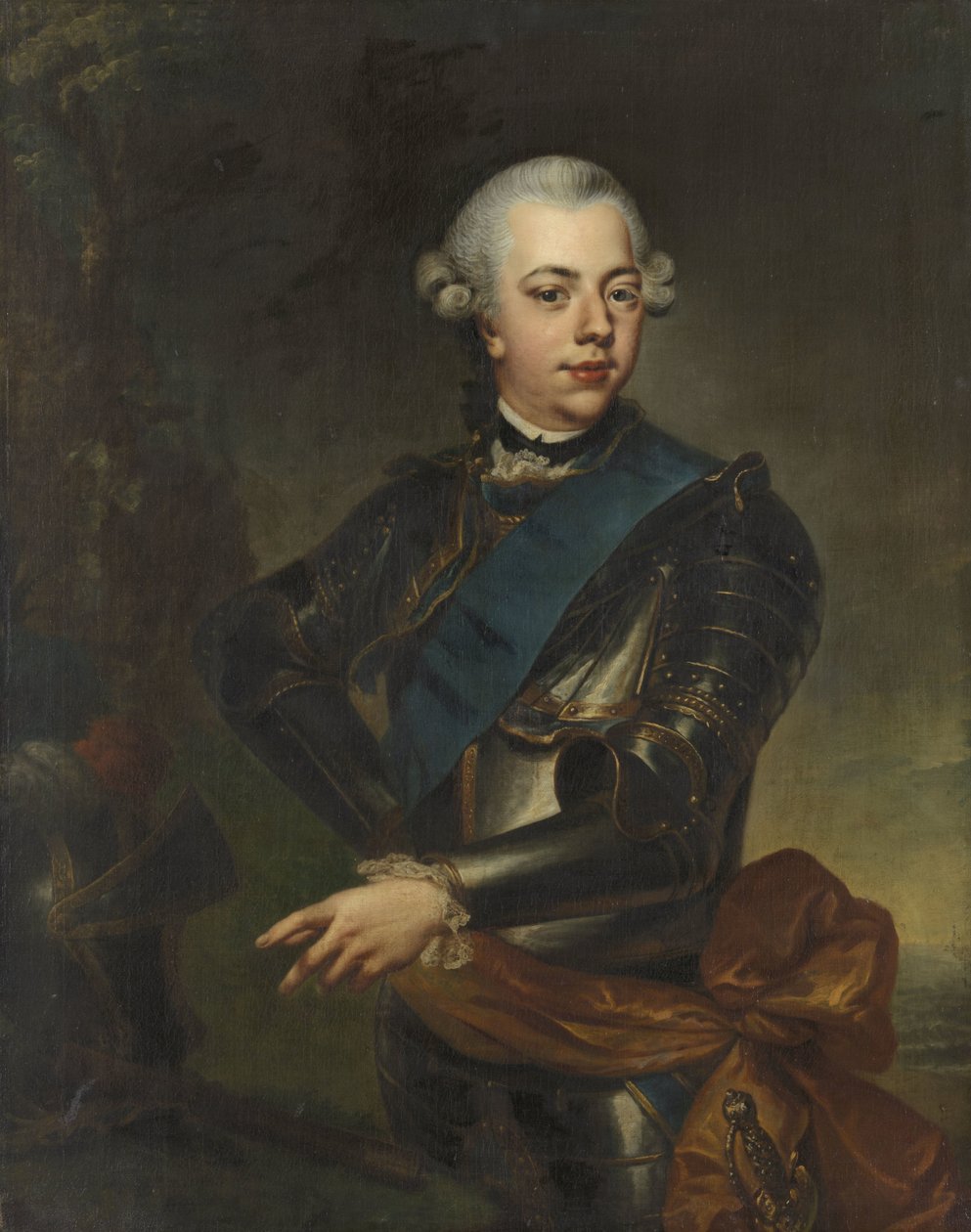 威廉五世 (1748-1806)，奥兰治-拿骚亲王 作者 约翰·乔治·齐塞尼斯（Johann Georg Ziesenis）