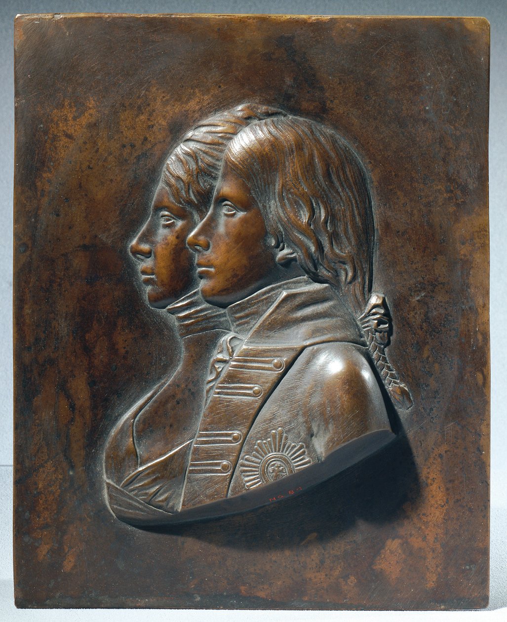 腓特烈-威廉三世作为王储与妻子 Luise of Mecklenburg-Strelitz 在一起 作者 约翰·格特弗里德·沙道（Johann Gottfried Schadow）