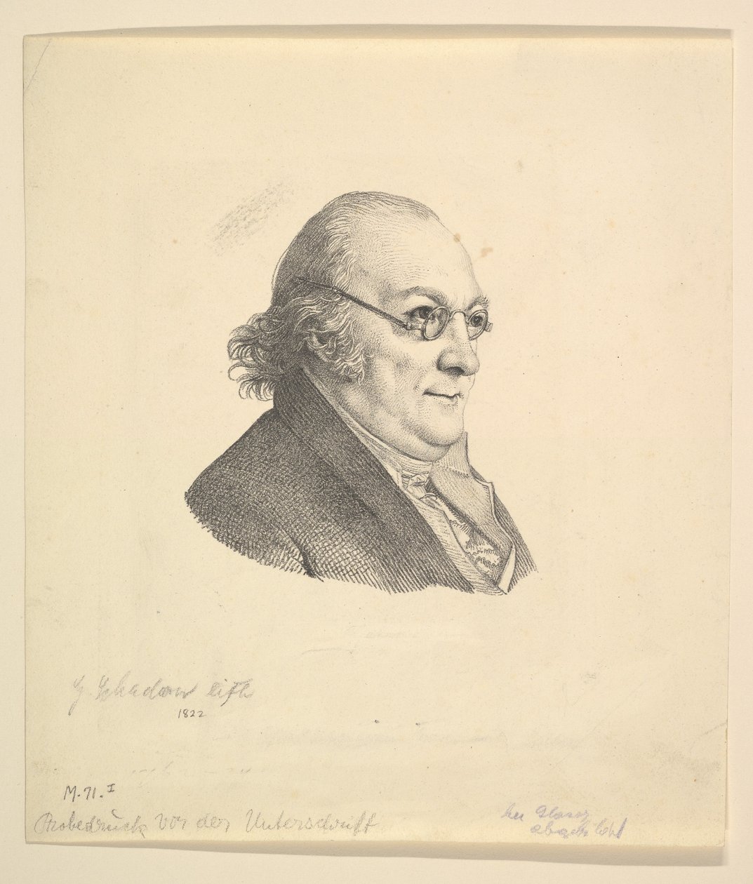 西格蒙德·威廉·沃尔布鲁克的肖像1762-1834.nd 作者 约翰·格特弗里德·沙道（Johann Gottfried Schadow）